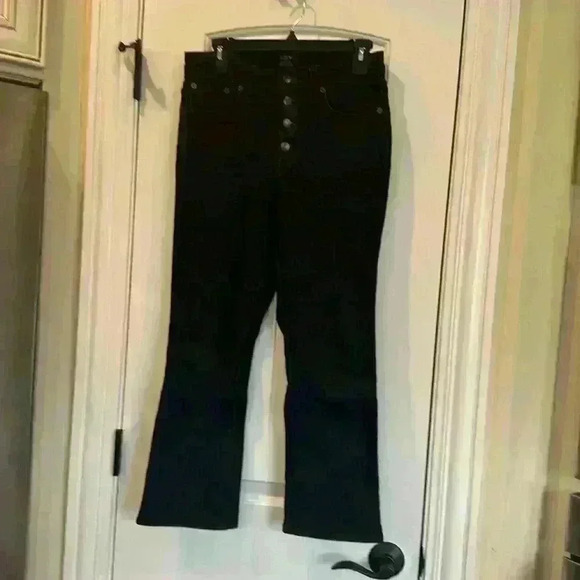 J. Crew High Rise Flare Crop Jeans - Picture 6 of 15